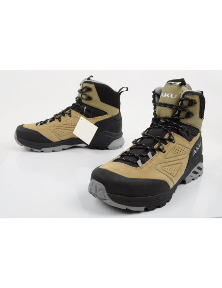 Aku buty trekkingowe męskie reactive gore-tex turystyczne za kostkę beżowe