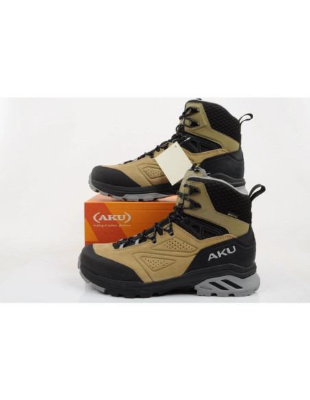 Aku buty trekkingowe męskie reactive gore-tex turystyczne za kostkę beżowe