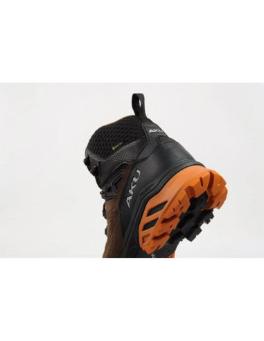 Aku buty trekkingowe męskie reactive gore-tex turystyczne za kostkę brązowe