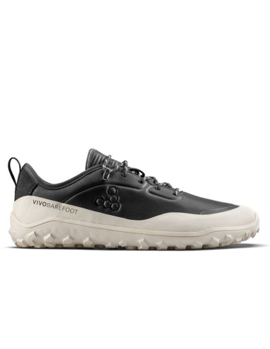 Buty męskie vivobarefoot tracker leather at low mens obsidian/white (309534-04)