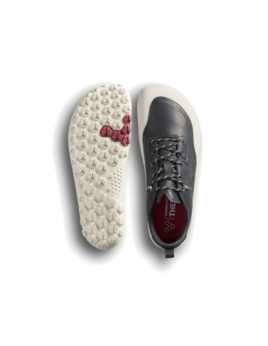 Buty męskie vivobarefoot tracker leather at low mens obsidian/white (309534-04)