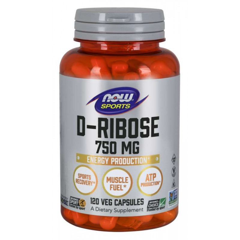 D-Ribose - D-Ryboza 750 mg (120 kaps.)