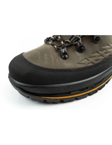 Grisport grigio buty męskie trekkingowe skóra wodoodporne za kostkę