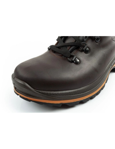 Grisport marrone buty męskie trekkingowe skóra wodoodporne za kostkę