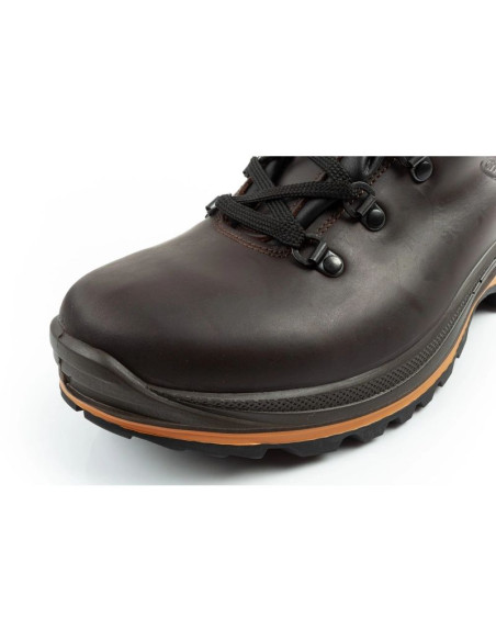 Grisport marrone buty męskie trekkingowe skóra wodoodporne za kostkę