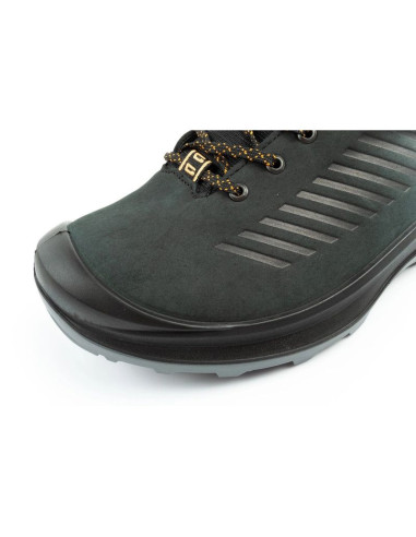 Grisport nero  buty męskie trekkingowe skórzane wodoodporne za kostkę