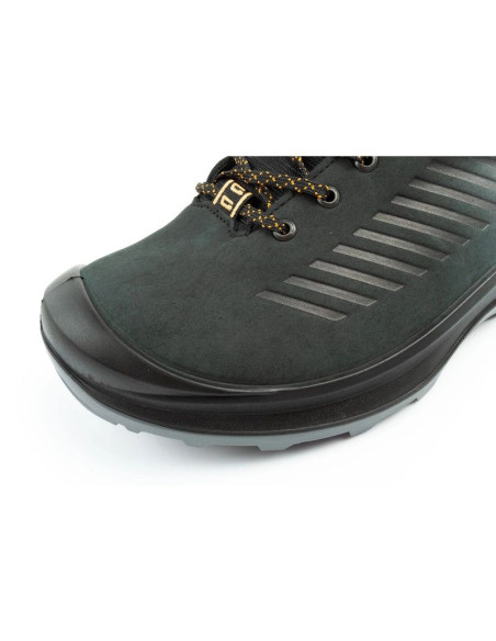 Grisport nero  buty męskie trekkingowe skórzane wodoodporne za kostkę