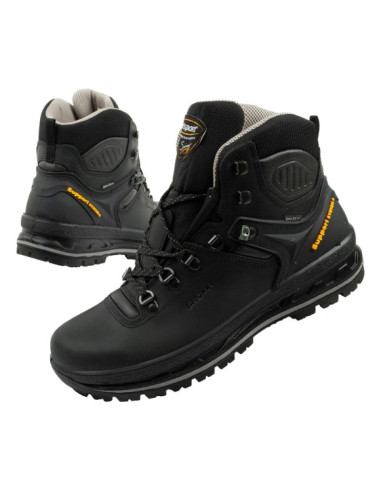 Grisport buty męskie trekkingowe nero dakar spo-tex skórzane czarne