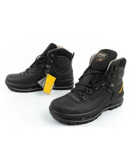 Grisport buty męskie trekkingowe nero dakar spo-tex skórzane czarne