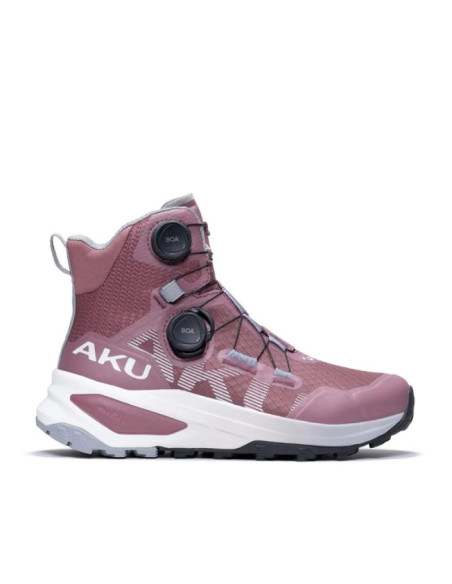 Aku buty damskie sportowe trekkingowe furiosa boa gtx vibram modne różowe szare
