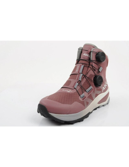 Aku buty damskie sportowe trekkingowe furiosa boa gtx vibram modne różowe szare
