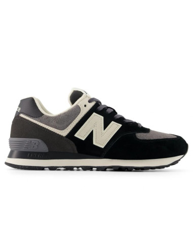 Sneakersy unisex new balance u574 lifestyle black (u574sbk)
