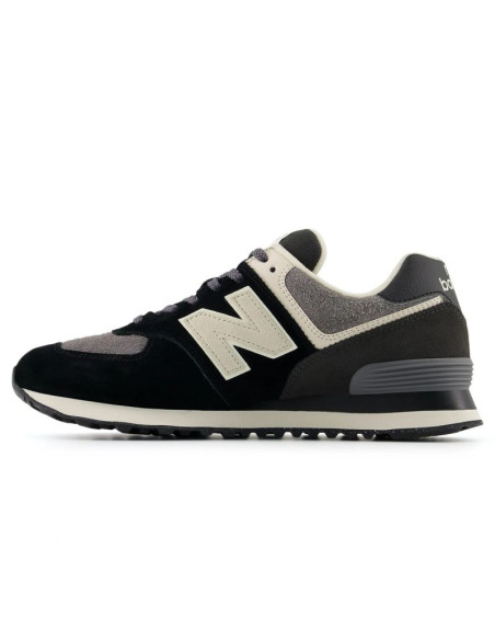 Sneakersy unisex new balance u574 lifestyle black (u574sbk)