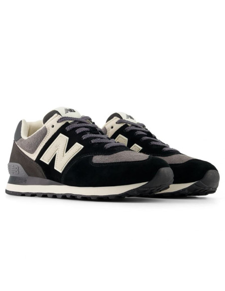 Sneakersy unisex new balance u574 lifestyle black (u574sbk)
