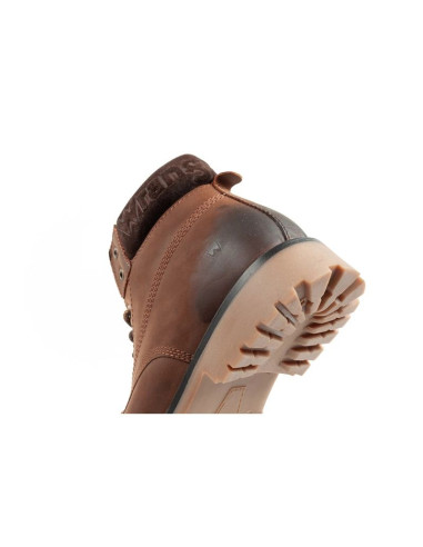 Wrangler arch fur buty męskie sztyblety trzewiki eleganckie ocieplane brązowe
