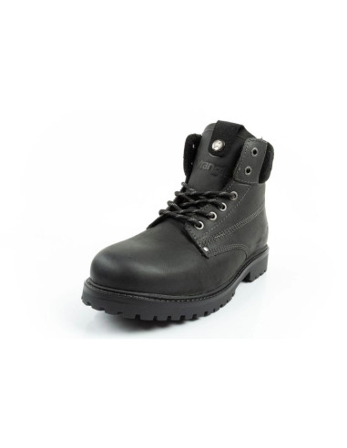 Wrangler arch fur buty męskie sztyblety trzewiki eleganckie ocieplane czarne