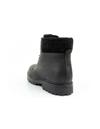 Wrangler arch fur buty męskie sztyblety trzewiki eleganckie ocieplane czarne
