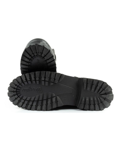 Wrangler arch fur buty męskie sztyblety trzewiki eleganckie ocieplane czarne