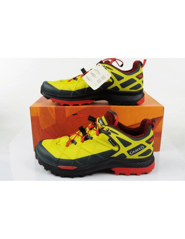 Aku rocket dfs gore-tex buty trekkingowe męskie turystyczne żółte