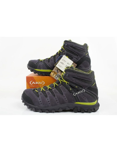 Aku alterra gore-tex buty trekkingowe męskie turystyczne lekkie szare zielone