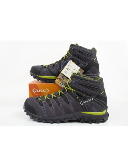 Aku alterra gore-tex buty trekkingowe męskie turystyczne lekkie szare zielone