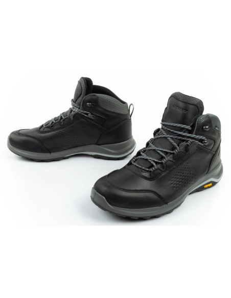 Grisport buty męskie trekkingowe nero avon spo-tex skórzane czarne