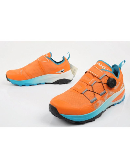 Aku buty męskie trialowe trekkingowe furiosa boa gore-tex vibram modne pomarańczowe