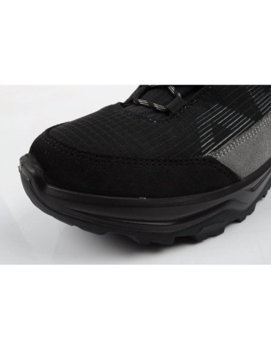 Aku buty sportowe trekkingowe męskie adapta gore-tex skórzane szare czarne