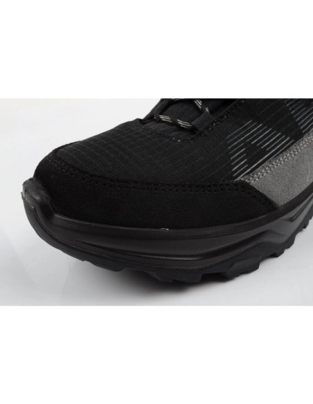 Aku buty sportowe trekkingowe męskie adapta gore-tex skórzane szare czarne