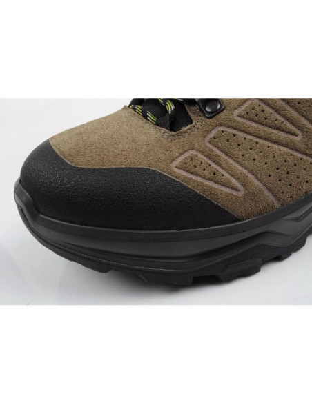 Aku buty sportowe trekkingowe męskie adapta gore-tex skórzane czarne zielone