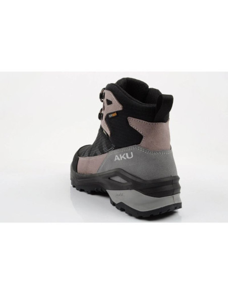 Aku buty sportowe trekkingowe damskie adapta gore-tex skórzane czarne różowe