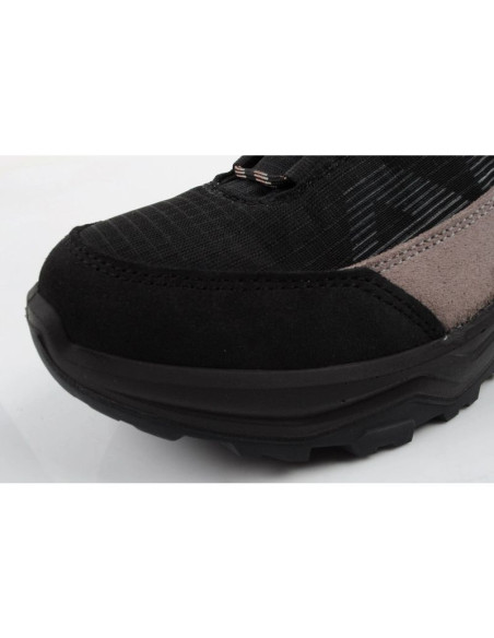 Aku buty sportowe trekkingowe damskie adapta gore-tex skórzane czarne różowe