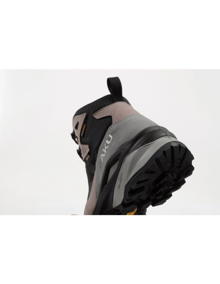 Aku buty sportowe trekkingowe damskie adapta gore-tex skórzane czarne różowe