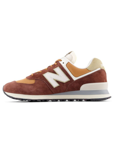 Sneakersy unisex new balance u574 lifestyle brown (u574mrr)