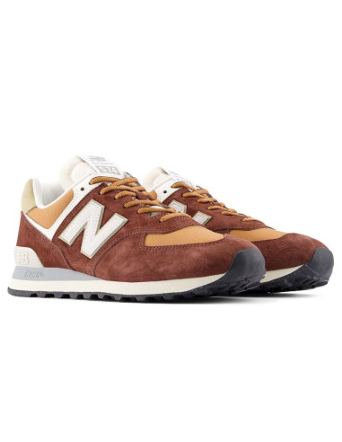 Sneakersy unisex new balance u574 lifestyle brown (u574mrr)