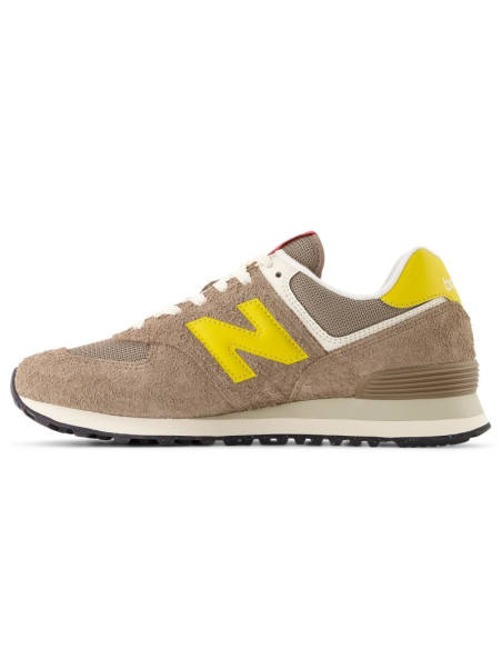 Sneakersy unisex new balance u574 lifestyle brown (u574byw)