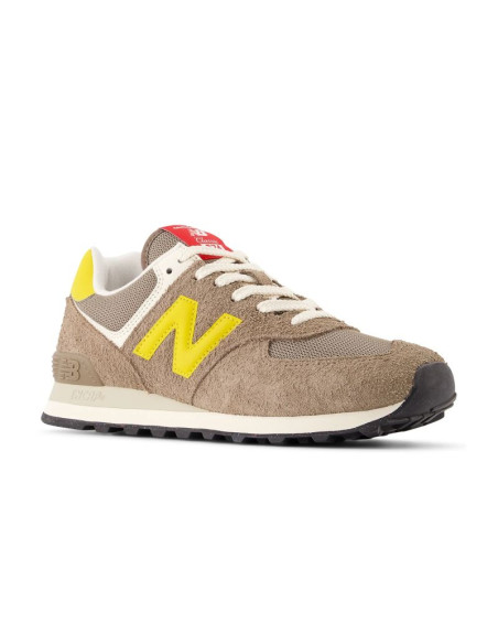 Sneakersy unisex new balance u574 lifestyle brown (u574byw)
