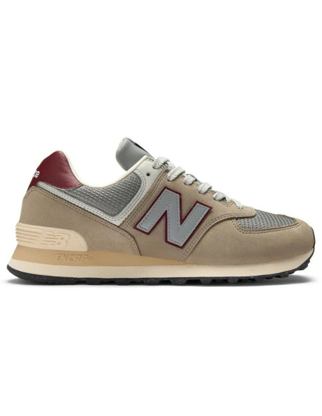 Sneakersy unisex new balance u574 brown lifestyle (u574skb)