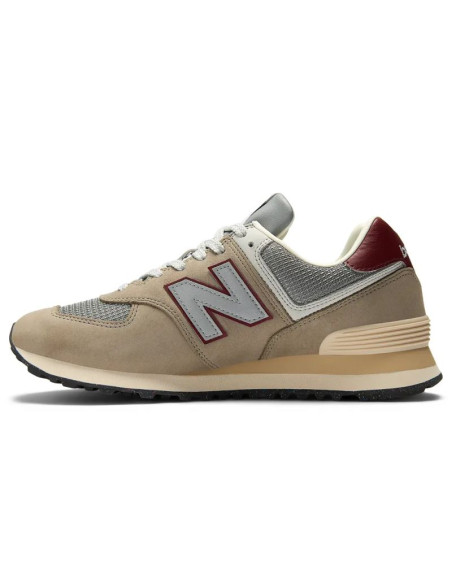 Sneakersy unisex new balance u574 brown lifestyle (u574skb)