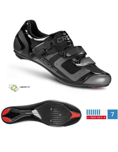 Crono buty szosowe cr-3 czarne 43 nylon