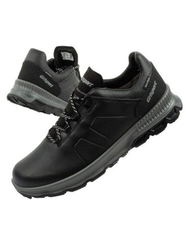 Grisport buty męskie trekkingowe nero avon spo-tex skórzane czarne