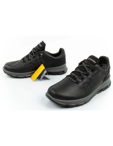 Grisport buty męskie trekkingowe nero avon spo-tex skórzane czarne