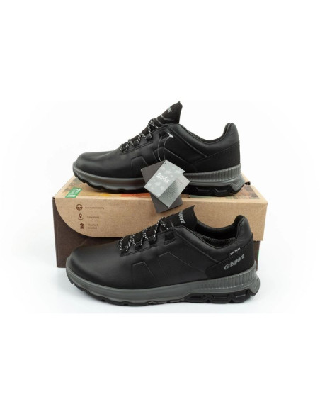 Grisport buty męskie trekkingowe nero avon spo-tex skórzane czarne