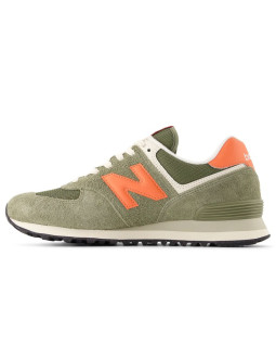 Sneakersy unisex new balance u574 lifestyle green (u574bgr) 2
