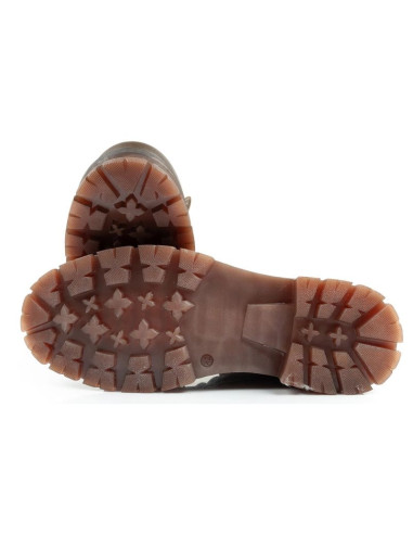 Wrangler allan mid buty męskie sztyblety trzewiki eleganckie skórzane zielone brązowe