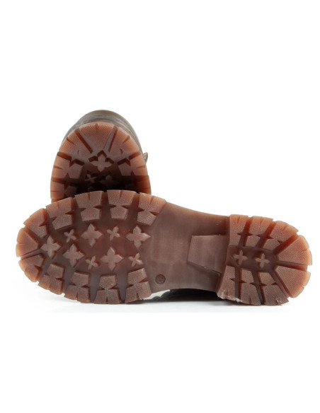 Wrangler allan mid buty męskie sztyblety trzewiki eleganckie skórzane zielone brązowe