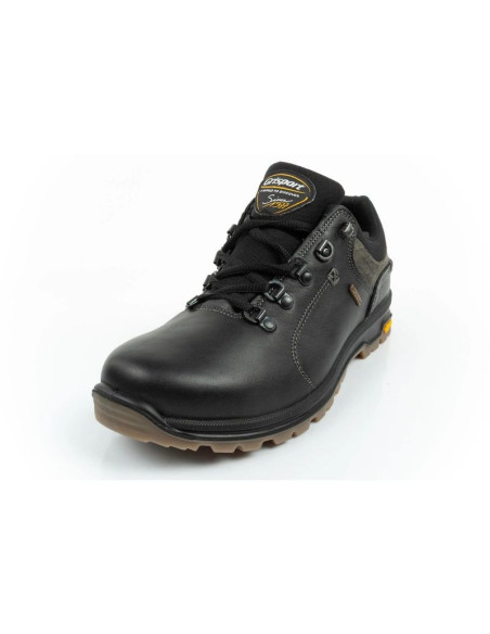 Grisport buty męskie trekkingowe nero oliato spo-tex skórzane czarne