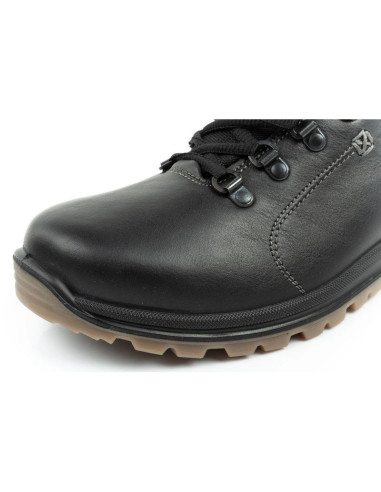 Grisport buty męskie trekkingowe nero oliato spo-tex skórzane czarne