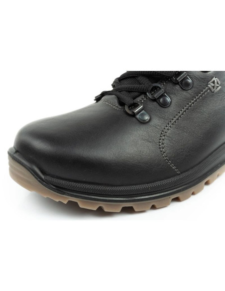 Grisport buty męskie trekkingowe nero oliato spo-tex skórzane czarne