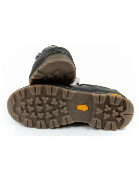 Grisport buty męskie trekkingowe nero oliato spo-tex skórzane czarne